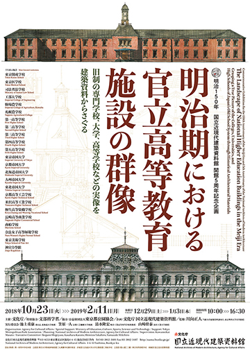 明治期における官立高等教育施設の群像